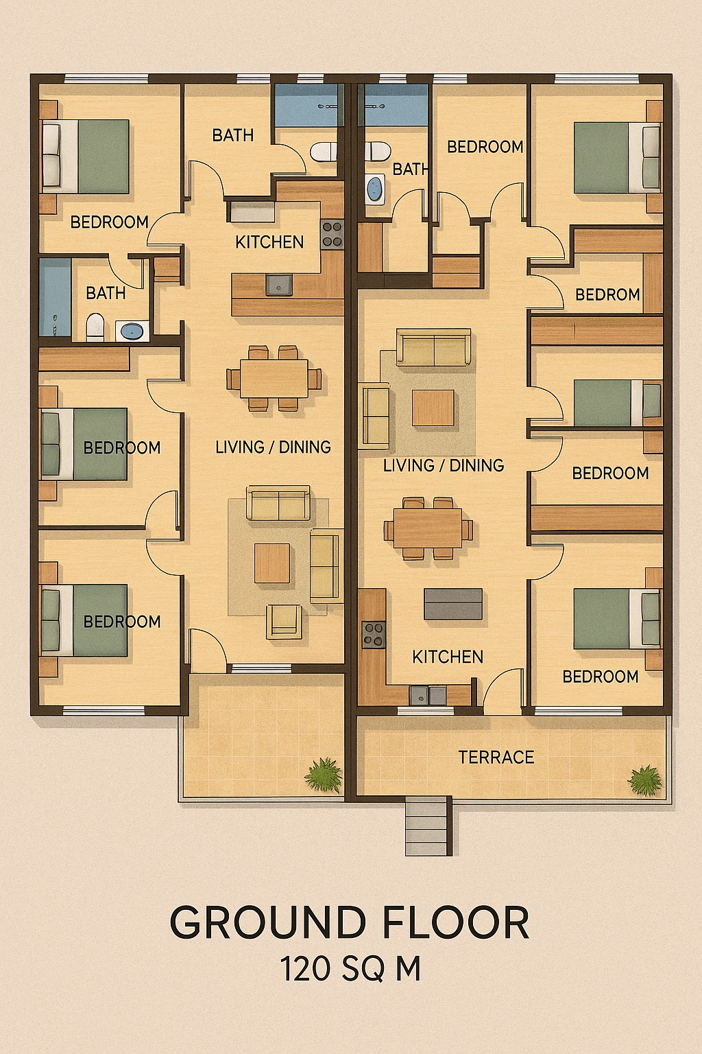 Floor plan — main level